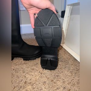‼️ GANNI Tall Country Boot in black lined for warmth ‼️